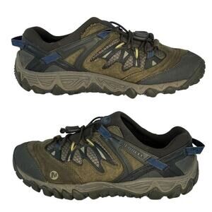 Merrell J21243 All Out Blaze Stretch Waterproof Hiking Shoes Men's Size 8 Falcon